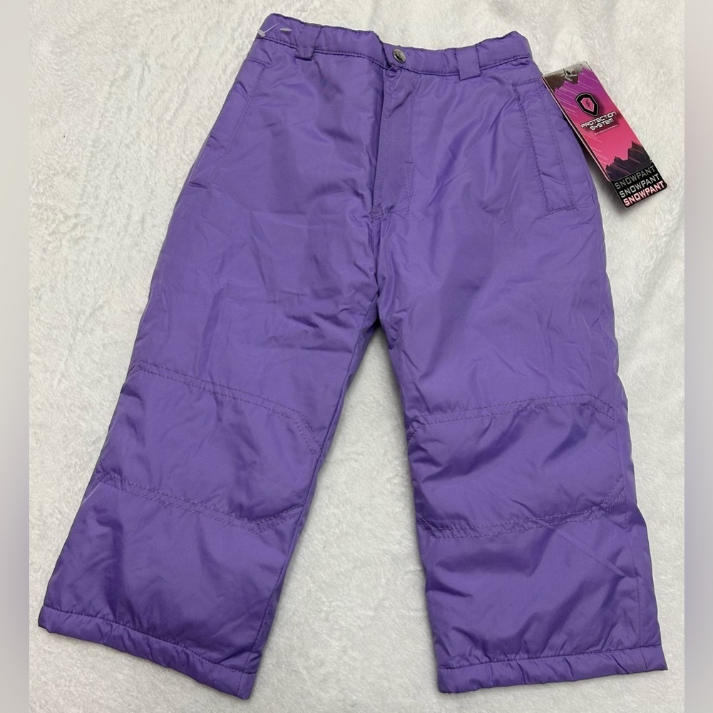 Winter SnowPants 2T Purple Protective System for Outdoors ski snowboard